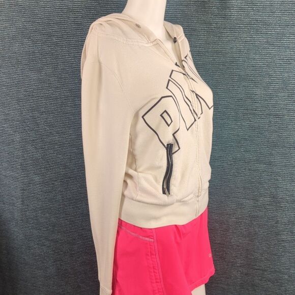 PINK Zip Hoodie, Collegiate Look, For Kitty Rescue! - Picture 3 of 16